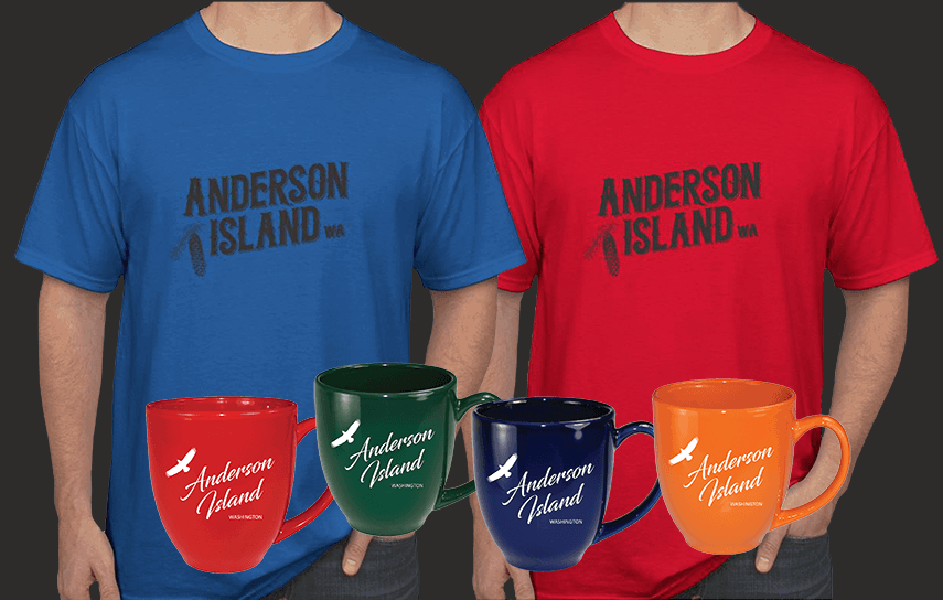 New Anderson Island T-shirts and Mugs now available!
